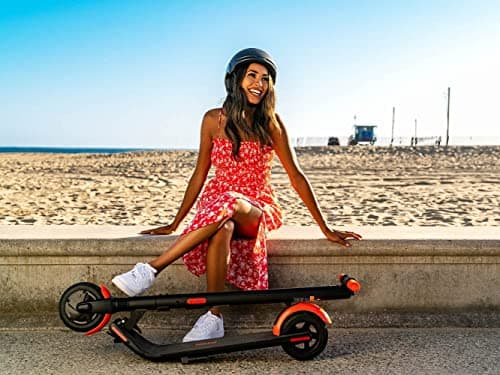 Segway Ninebot ES1L Electric Kick Scooter - 250W Motor, 12.4 Mile Range & 12.4 MPH, 8" Inner-Support Tires, Dual Brakes & Front Suspension, 220lbs W. Capacity - Commuter E-Scooter for Adults 10
