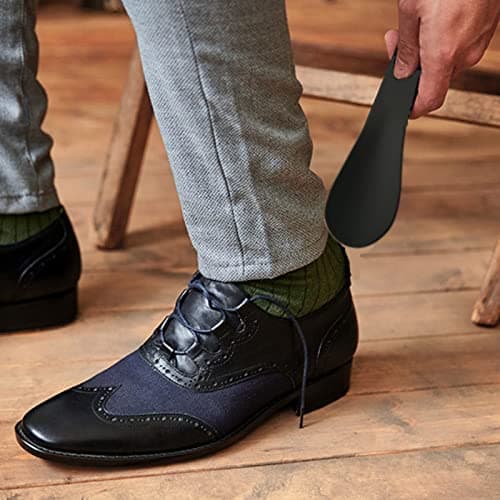 Cosmos Mini Shoe Horn Set of 3 Stainless Steel Metal Shoehorn Shoespooner 4 Inch Portable Shoe Schlipp Travel Shoe Spoon Aid Shoe Helper for Men, Women and Seniors 5