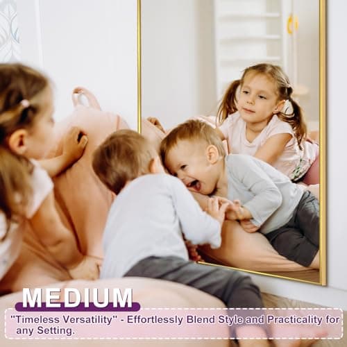 HIGREENA Arched Full Length Mirror, 64"x24" Full Body Mirror, Gold Arched Mirror with Aluminum Alloy Frame, Free Standing Mirror, Floor Mirror Hanging or Leaning Against Wall 6