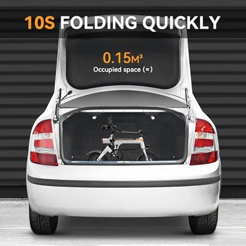 Jasion EB5 Plus Electric Bike, 480 WH Removeable Battery, 750W Peak Motor Electric Mountain Bike, 20MPH Ebike for Adults with Front Fork Suspension 5