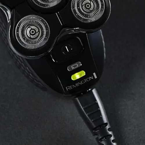 Remington XR7000 Balder Pro Rotary Shaver Rechargeable Waterproof Electric Razor for Men Cordless Lithium Power 5 Dual Track Flexing Heads and Pop-Up Trimmer Black 12