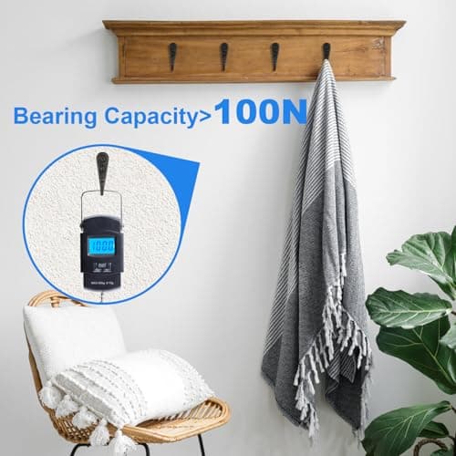 ZBDPOVT 15 Pcs Black Coat Hooks - Wall Hooks for Closet Hanging, Multi-Room Use (Bathroom/Bedroom/Kitchen), Holds Coats/Towels/Scarves/Hats/Keys/Cups, Includes 30 Screws 6