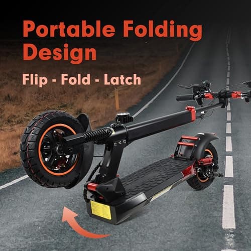 Electric Scooter - Mankeel 800W Motor E-Scooter with 10" Air-Filled Off-Road Tires, 28mph Max Speed, Max 31 Miles Long Range, Foldable E-Scooter for Teen Adults 8