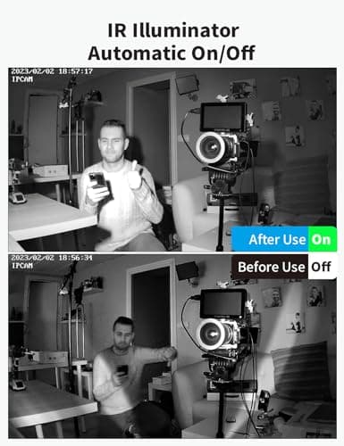 LONNKY LED IR Illuminator Wide Angle 8-LEDs 90 Degree 100Ft IR Infrared Flood Light for CCTV Security Cameras, IP Camera, Bullet Camera, Dome Camera, Suitable for Outdoor and Indoor Use 5