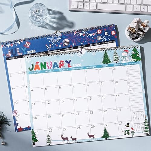 2026 Calendar - 2026 Wall Calendar, January 2026 - December 2026, 14.8" x 11.6", 2026 Calendar Planner with Twin-Wire Binding, Hanging Hook - 12 Different Themes 7