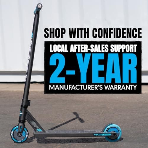 Pro Trick Stunt Scooter for Kids Ages 8-12 – Lightweight Durable 2 Wheel Freestyle Scooter for Skatepark and Street – Easy Assembly – Madd Gear MG3 7