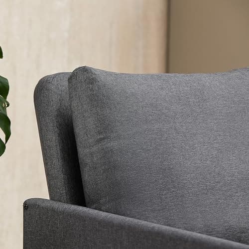 XSPRACER 3-in-1 Convertible Sleeper Sofa, Loveseat Sofa Couch with Pullout Bed and Storage for Living Room, Bedroom, Balcony, RV,Dark Gray 6