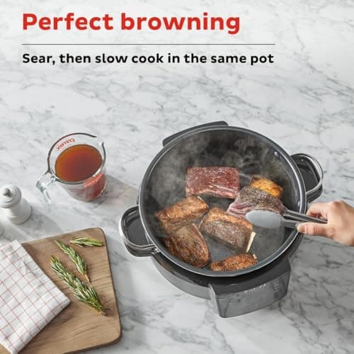 Instant Pot Superior Cooker 7.5QT Slow Cooker and Multicooker, 4-in-1 Functions, Sears/Sauté, Slow Cooks/Roast, Steams and Warms, From The Makers of Instant Pot 5