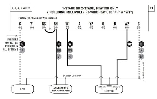 LTX9100U Programmable 7 Day Thermostat; 2 Heat, 2 Cool 8