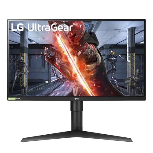 LG 27GL83A-B 27-Inch Ultragear QHD 2560 x 1440 IPS Gaming Monitor, 144Hz, 1ms (GtG), NVIDIA G-SYNC, AMD FreeSync, HDR10, HDMI, DisplayPort, Tilt/Height/Pivot Adjustable Stand, Black