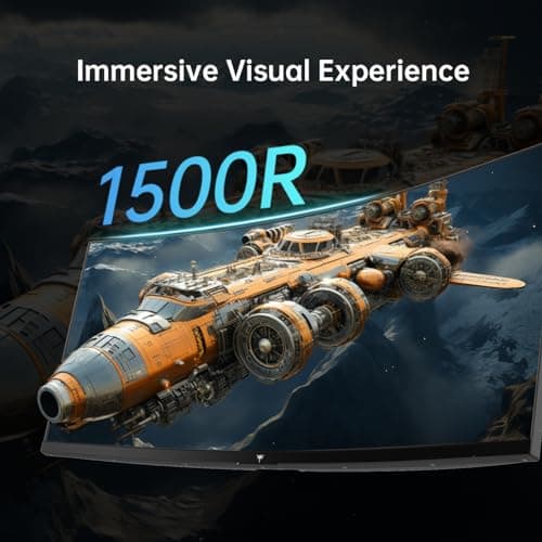 KTC 34 Inch Ultrawide Monitor, 180Hz WQHD 3440X1440 Curved Gaming Monitor, 1500R PC Monitor, HDR, FreeSync & G-Sync, HDMI, DisplayPort, VESA, Tilt Swivel Height Pivot Adjustment, H34S18S 5