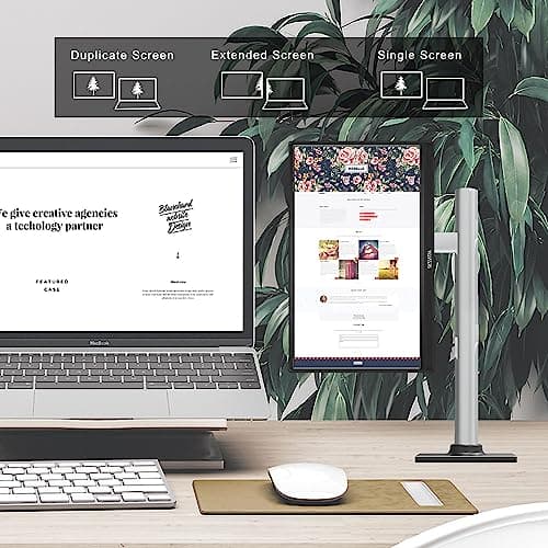 HTNZIR 15.6" 144Hz Portable Gaming Monitor, 1920 * 1080 Resolution, USB-C/HDMI Ports, Travel Monitor External Screen for Laptop, PC, PS5, Mac, Xbox Built-in Speakers and VESA Kickstand 5