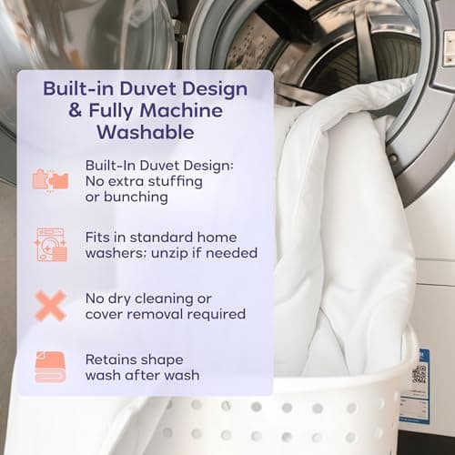 Mellow Cloud Cold Cooling Comforter for Hot Sleepers — Dual-Sided Arctic Silk & CloudKnit, Lightweight Summer Quilt, Built-in Duvet, Machine Washable, King/Cal King, Gray 7