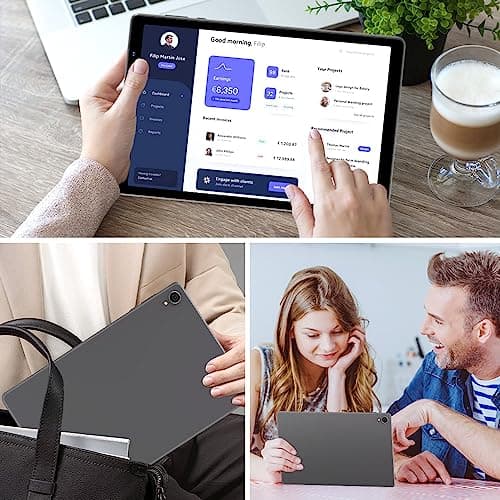 Maxsignage 10.1“ Tablet, 2025 Latest Android 14 with Octa-Core Processor, 8GB&64GB Storage(Expand to 512GB), Dual Camera, G-Sensor, WiFi 6&Bth 5, 5000mAh Battery 7