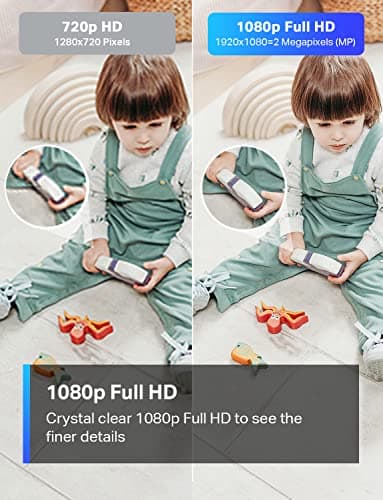 TP-Link Tapo 1080P Indoor Security Camera for Baby Monitor, Dog Camera w/Motion Detection, 2-Way Audio Siren, Night Vision, Cloud & SD Card Storage, Works w/Alexa & Google Home (Tapo C100) 5
