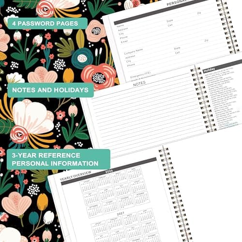 2026-2028 Monthly Planner - Monthly Planner from July 2026 to June 2028, 2026-2028 Planners 8.5" x 11", 2 Year Planners with Tabs, Back Pocket 5