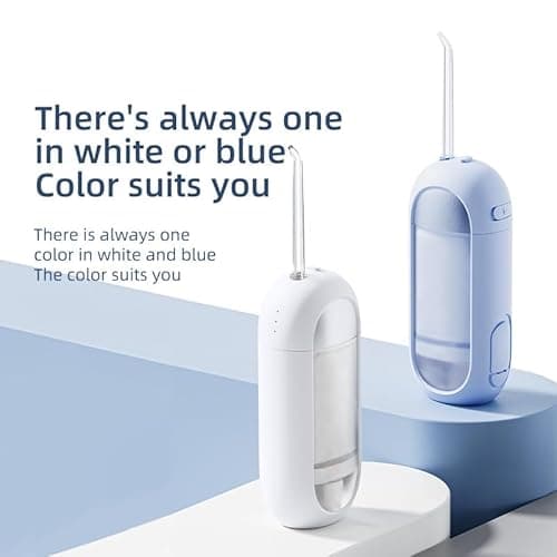 Water Flosser [Mini Portable] Oral Irrigator Water Teeth Cleaner Pick,3 Modes & IPX7 Waterproof, Home & Travel Water Flossers for Teeth, Braces Bridges Care Gift for Valentines Day for Her & Him 8