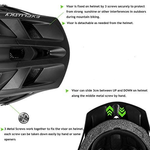 Exclusky Bike Helmet Adults Lightweight Bicycle Helmet Mountain Bike Helmet for Men Women 5