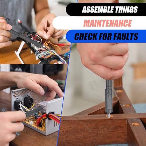 YrouGra 42 in 1 Magnetic Screwdriver Set, Magnetic Ratcheting Screwdriver Set with T Handle, Multi-Bit Magnetic Driver with Case, Portable Compact Repair Tool Kit for Electronics, Furniture & DIY 6