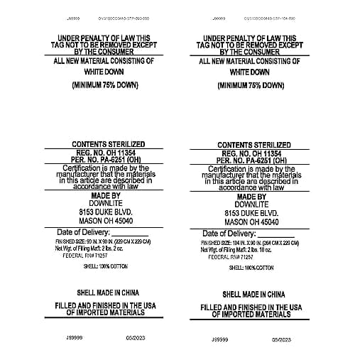 Eddie Bauer Luxury All-Season Comforter – 400 Thread Count – 600 Fill Power White Down – RDS Certified – Queen, 90 x 90 Inches 8