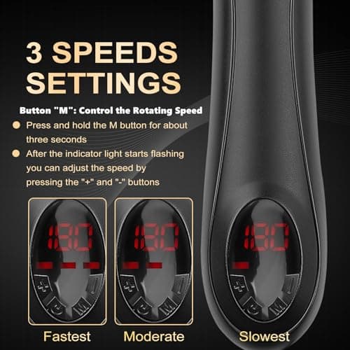 AT1NTEN Automatic Hair Curler and Straightener 2 in 1 Hair Curling Iron Flat Iron Professional Hair Curling Irons Adjustable Temp and Dual Voltage Gifts for Women-𝐂𝐞𝐥𝐬𝐢𝐮𝐬 𝐎𝐍𝐋𝐘 7