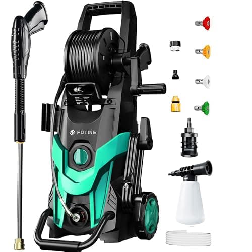 Pressure Washer, 4030 PSI 3.2 GPM Power Washer,4 Connect Nozzles, Inlet Hose, Filter,Foam Cannon for Cars/Driveways/Home Cleaning