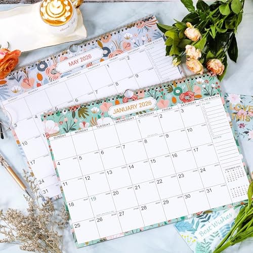 Calendar 2026, 12 Months Wall Calendar from January 2026 to December 2026, 14.8" x 11.4" with Julian Date, 2026 Calendar with Thick Paper 5