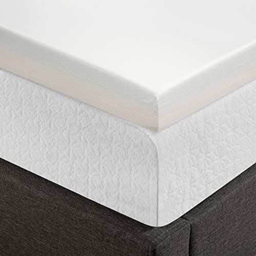 Best Price Mattress Mellow 4 Inch Memory Foam Mattress Topper with Cover, Calming Green Tea Infusion, Short Queen 7