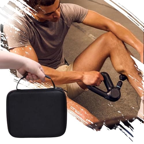 XANAD Massage Gun Case Compatible with Theragun Prime Percussive Therapy Deep Tissue Muscle Treatment Massage Gun,Black - Case Only 5