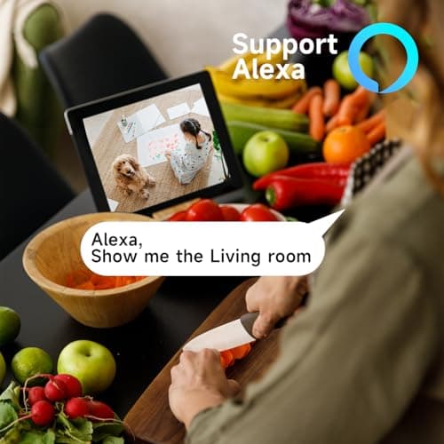 4PCs 2K Security Camera Wireless Outdoor, Surveillance Indoor Home Camera, Battery Powered WiFi Security Cameras with Color Night Vision, AI Motion Detection, 2-Way Audio, IP65, SD/Cloud, Works Alexa 8