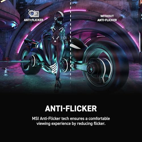 msi G27C3F 27-inch 1920 x 1080 (FHD) Gaming Monitor, 180Hz, Free Sync, HDMI, DisplayPort, VESA Mountable, Tilt, Height Adjustable, Speaker, 1ms, Black 6