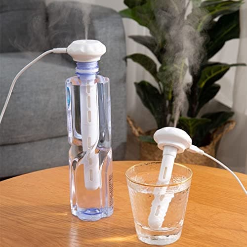 Andy's Orchids Portable Mini Humidifiers, USB Home Air Diffuser, Anion Mist Maker Car Purifier, Ultrasound LED Lamp Humidifier With Adjustable Length 8