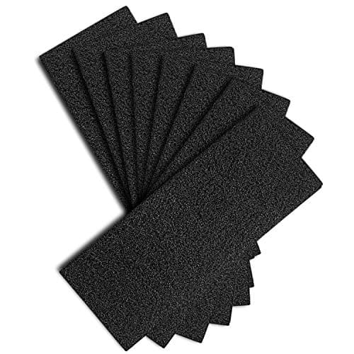 HEPA Replacement Filter for VEVA 8000 Elite Pro Series Air Purifier, 2 HEPA Filters & 8 Premium Activated Carbon Pre Filters (2+ Year Supply) for Complete Tower Air Cleaner Home & Office 9