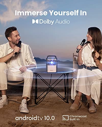 NEBULA Cosmos Laser 4K Smart Projector, 2200 ANSI Lumens, Android TV with Dongle, Autofocus, Auto Keystone Correction, Screen Fit, Home Theater Projector with Wi-Fi & Bluetooth (Renewed) 6