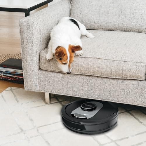 Shark UR2500SR AI Ultra Robot Vacuum with Self-Empty Base, Bagless, 30-Day Capacity, LIDAR Navigation, Compatible with Alexa, WiFi Connected, Black 5