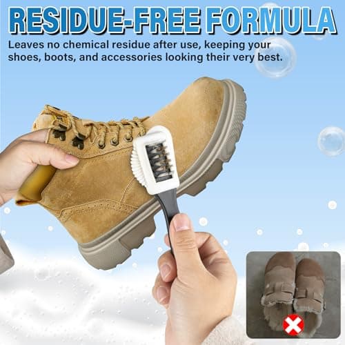 Suede Cleaner Kit – 6.76 Oz Suede & Nubuck Shoe Cleaner with Brush & Towel – Cleans & Restores Shoes, Boots, Jackets, Bags, Purses & More 5