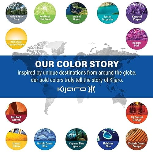 Kijaro Portable Camping Chairs - Enjoy the Outdoors with a Versatile Folding Sports Chair for Outdoor & Lawn - Dual Lock Feature Locks Position – Hallet Peak Gray 14