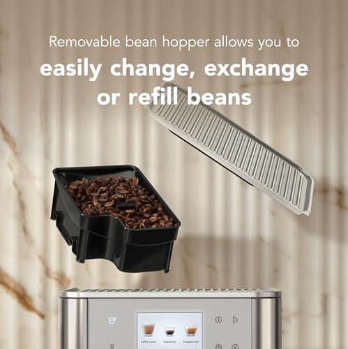 KitchenAid Fully Automatic Espresso Machine KF7, KES8557, Porcelain White 5