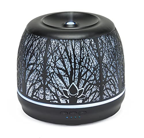 Aroma Outfitters Large Iron Essential Oil Diffuser | Aromatherapy Diffuser That Purifies Air | Ultrasonic Humidifier 7 Color LED Lights | Home Essentials | Scent Diffuser | Large Water Tank of 500mL 4