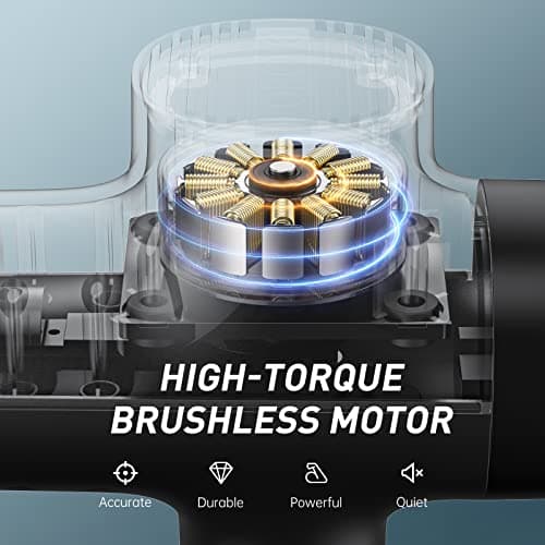 opove M3 Pro 2 Massage Gun Deep Tissue Percussion Muscle Massager for Workout, Handheld Percussive Therapy Fascia Gun for Athletes Fast Recovery 4-8 Hours Long Battery Life, Powerful, Quiet, Black 5