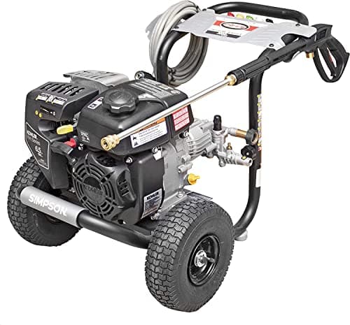 Simpson Cleaning 3100 PSI Gas Pressure Washer, 2.4 GPM Power Washer for Residential Use, Kohler SH270 Engine, 25-Foot MorFlex Hose, MegaShot, 49-State (MS60763)