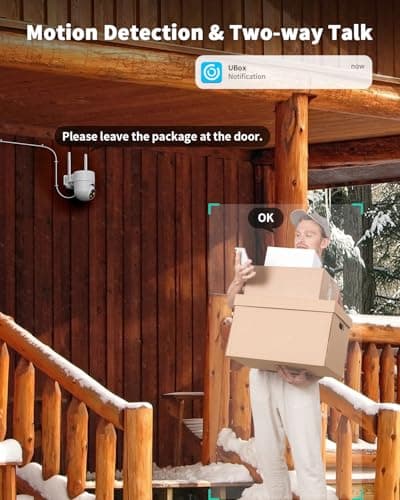 LIWAN 4G LTE Cellular Security Camera Wired Outdoor, No WiFi Security Camera, Plug-in for 24/7 Recording, 360° View, 2K Color Night Vision, 2-Way Talk, Built-in SIM Card and 32G Memory Card, White 7