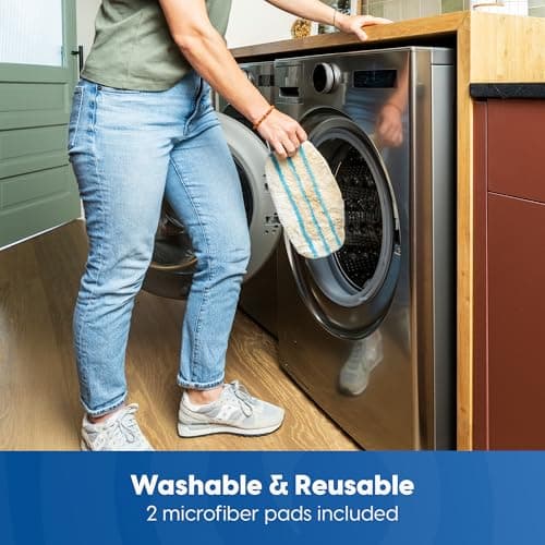 Vacmaster SMF1501 2-in-1 Steam Mop for Floor Cleaning with Detachable Handheld Steamer, Quick-Heating & Lightweight for Hard Floors, Carpets, Tiles and Upholstery 7