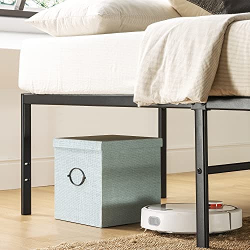 Best Price Mattress Full 18 Inch Black Metal Platform Bed Frame 6