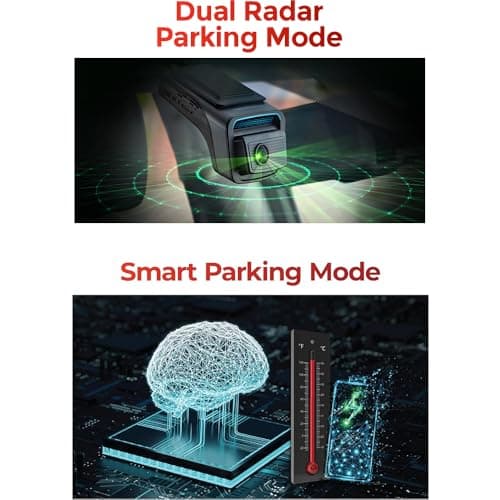 THINKWARE U3000 PRO 2CH 4K HDR Dual Dash Cam Front and Rear - 4K+2K STARVIS 2, Super Night Vision 4.0, Radar Parking Mode, Thermal Protection, 5GHz Wi-Fi and GPS - 64GB MicroSD & Hardwiring Cable Incl 5