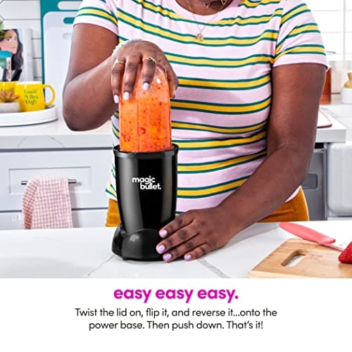 magic bullet Blender, Small, Black, 11 Piece Set 7