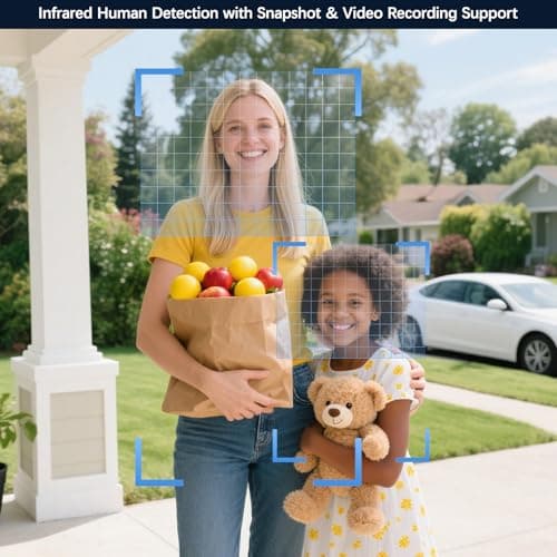 SMRTIPLX Video Smart Lock S398, 4-in-1 Camera + Video Doorbell + Fingerprint Keyless Door Lock + Indoor Display Monitor, Smart WiFi Deadbolt, App Remote Control, Easy Installation, Chime Included 5