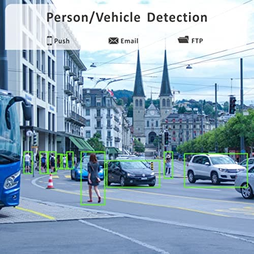 Inwerang 4K 2.5'' PoE PTZ IP Camera with Mic/Audio, 8MP IP Dome Security Camera, Waterproof IP66, 60ft IR Night Vision, Pan 0~355° Tilt 0~90°, 2.8mm Lens, Compatible with Third-Part NVRs Softwares 6