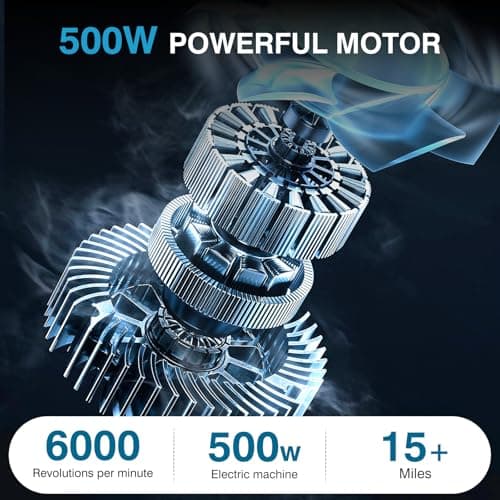 Electric Wheelchair for Adults, POWET Lightweight and Foldable Wheelchairs, Motorized Intelligent Wheelchair 16+ Miles Long Travel Range All Terrain Motorized Wheelchair with Powerful Motor (Black) 5