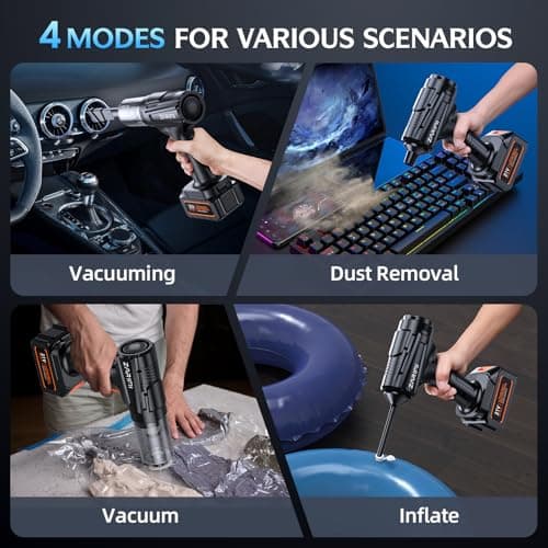 ZARIMI Cordless Handheld Car Vacuum Cleaner0207-2 5